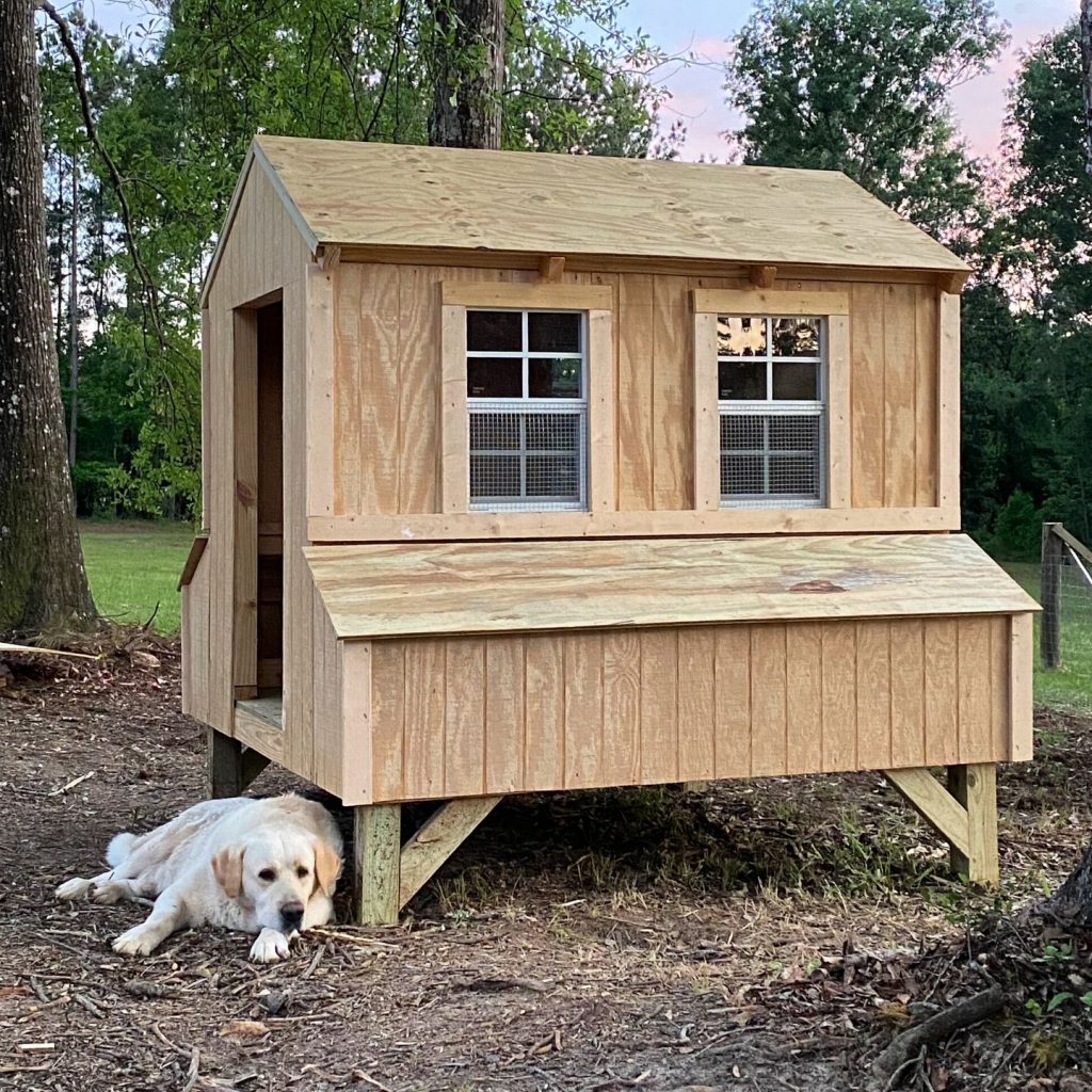 How To Build a Farmhouse Chicken Coop A two weekend, or less, project