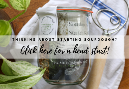 Home on Magnolia Hill Sourdough Starter Kit Weck Jar